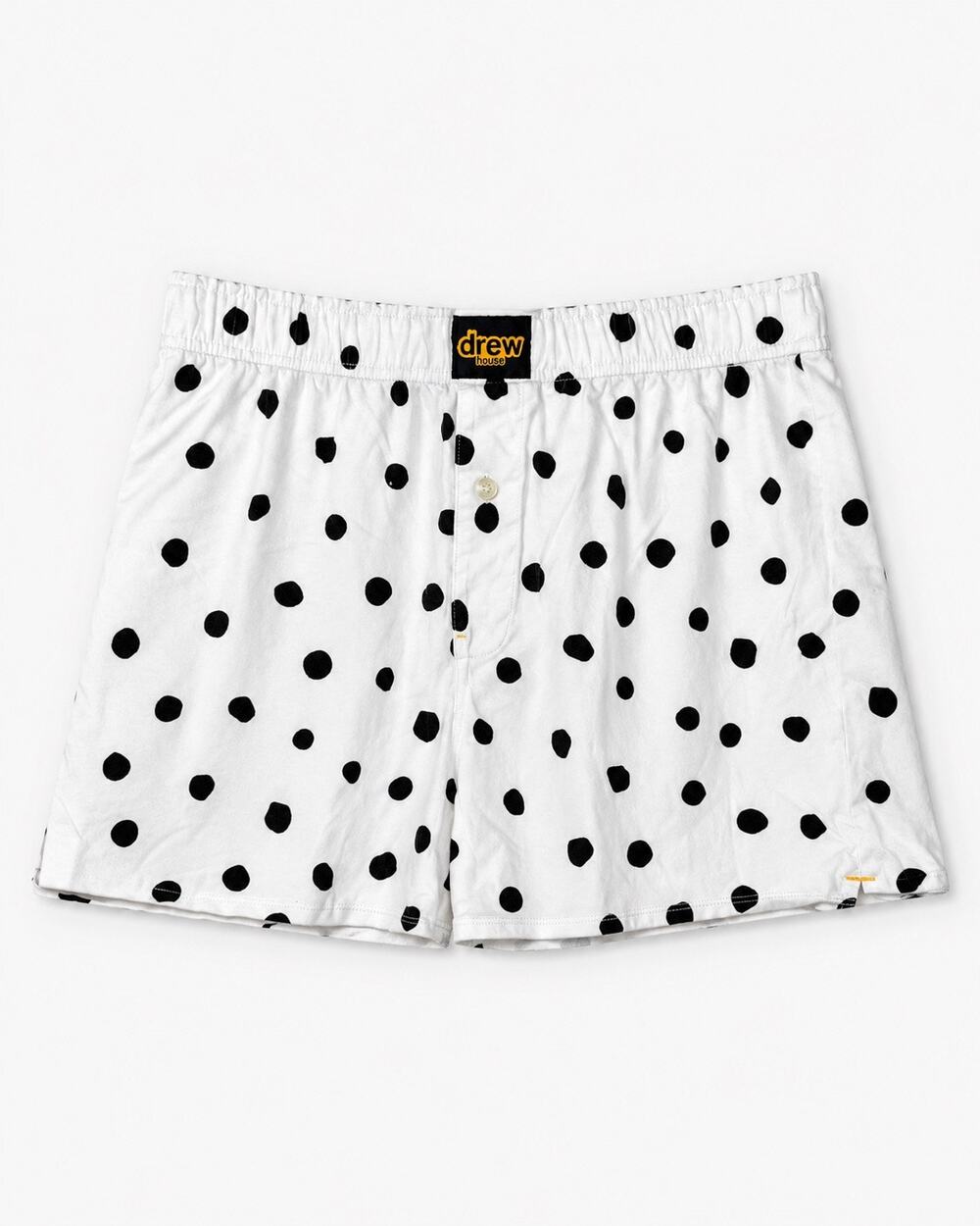 Drew House White Black Polka Dot Boxer Shorts Size Small